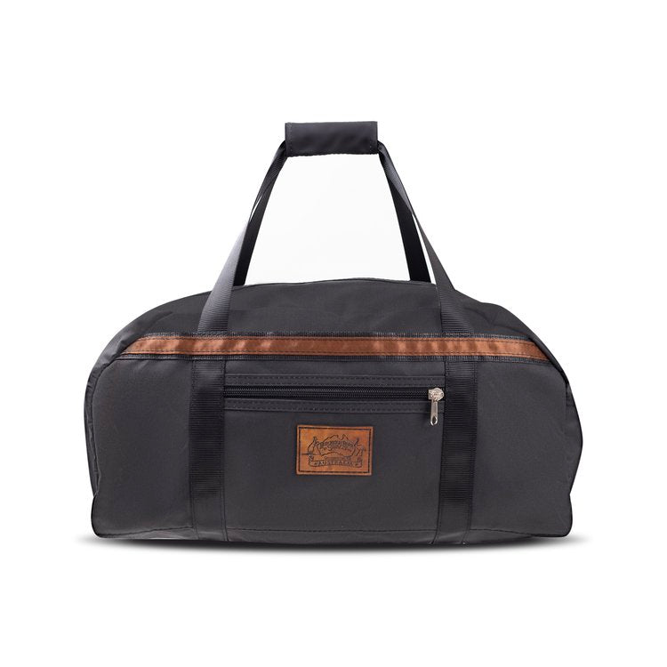 Black Overnight Canvas Bag.