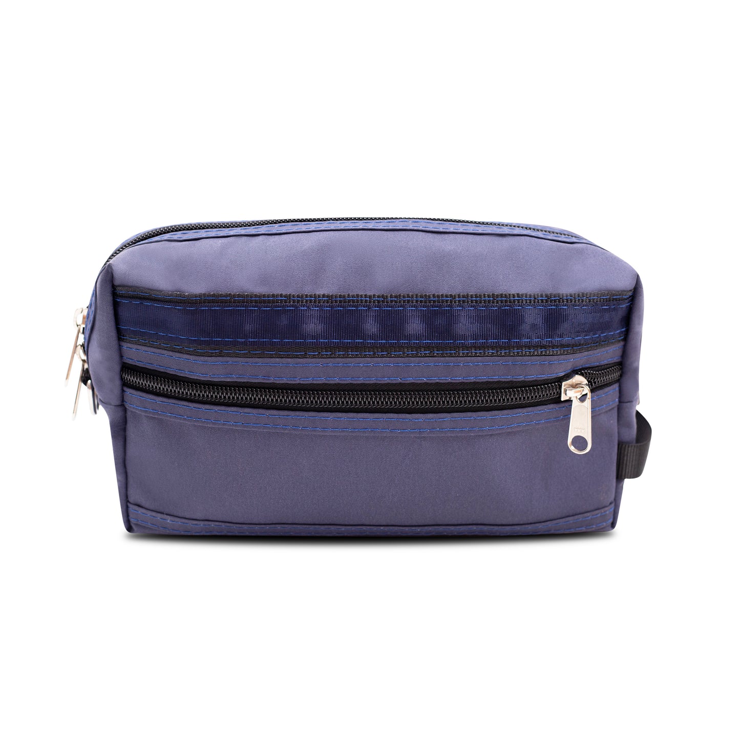 Back of Large Navy Canvas Kit Bag.
