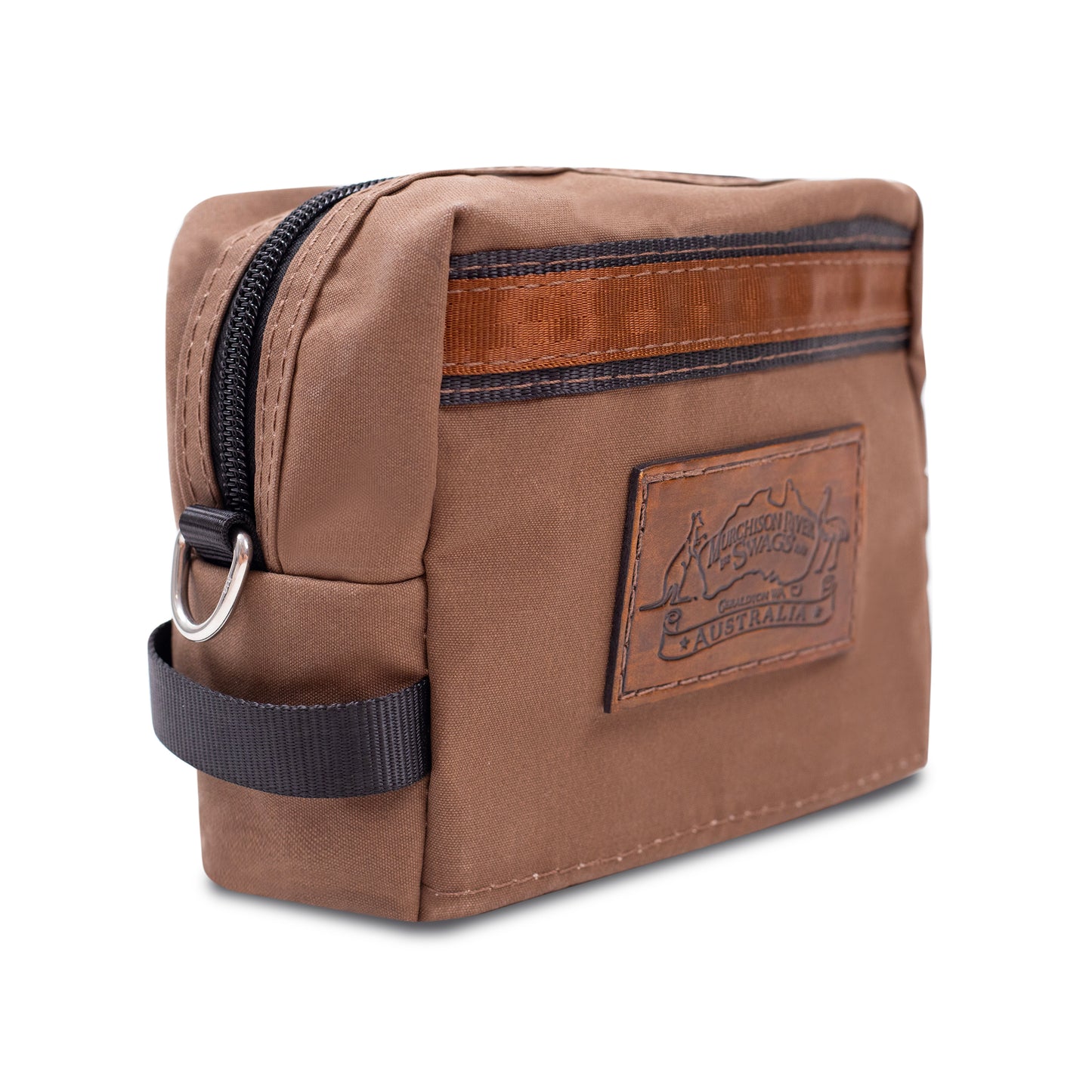 Small Antelope Brown Canvas Kit Bag.