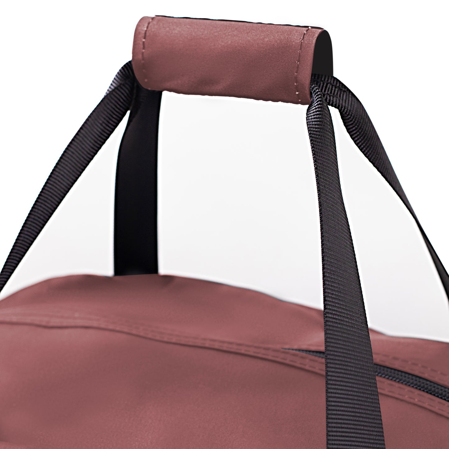 Burgundy Canvas Travel Bag.