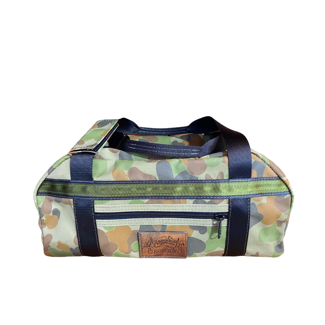 Camo Overnight Canvas Bag.