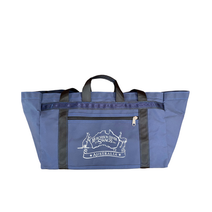 Navy Blue Canvas Beach Bag.