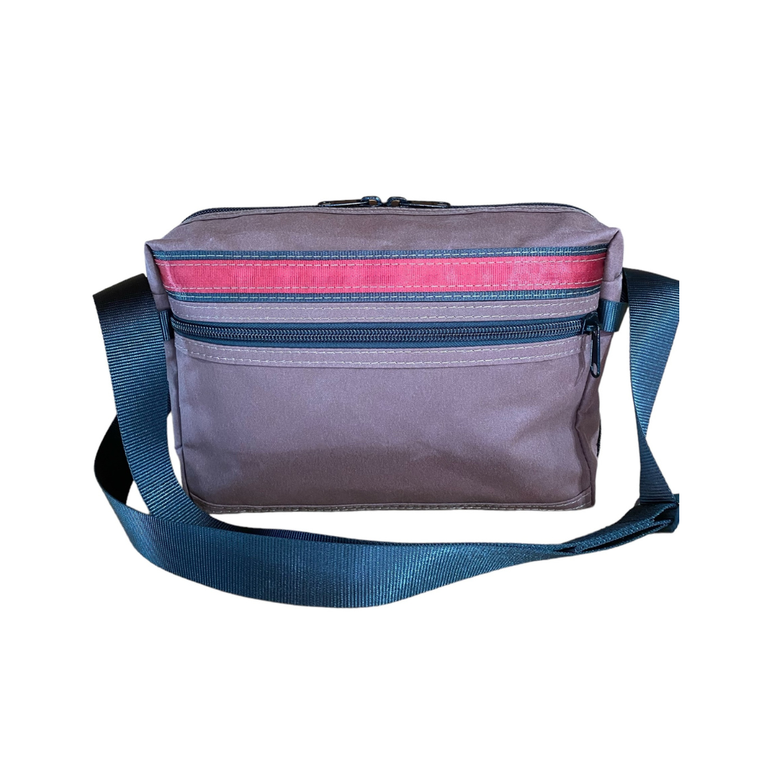 Burgundy Canvas Crib Bag