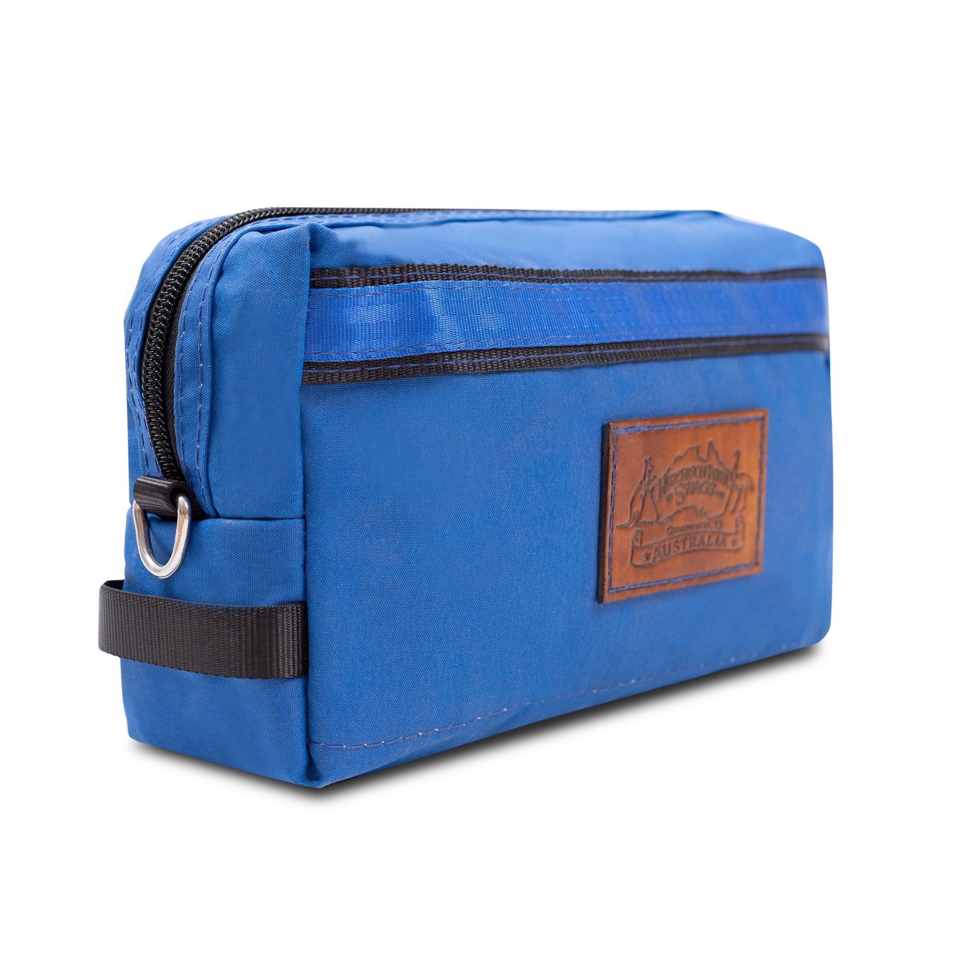 Large Blue Canvas Kit Bag.