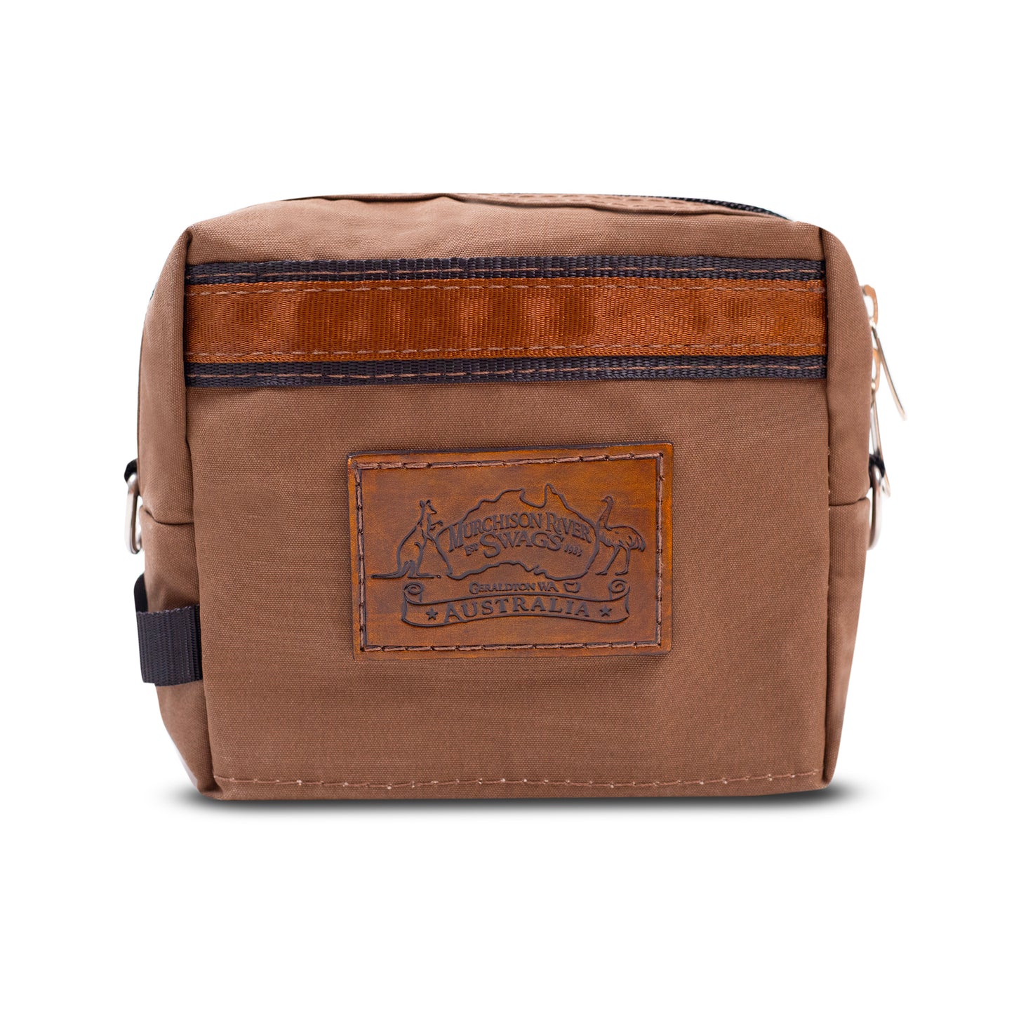 Small Antelope Brown Canvas Kit Bag.